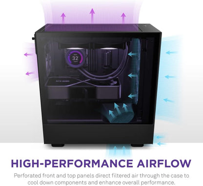 NZXT H5 Flow Compact ATX Mid-Tower