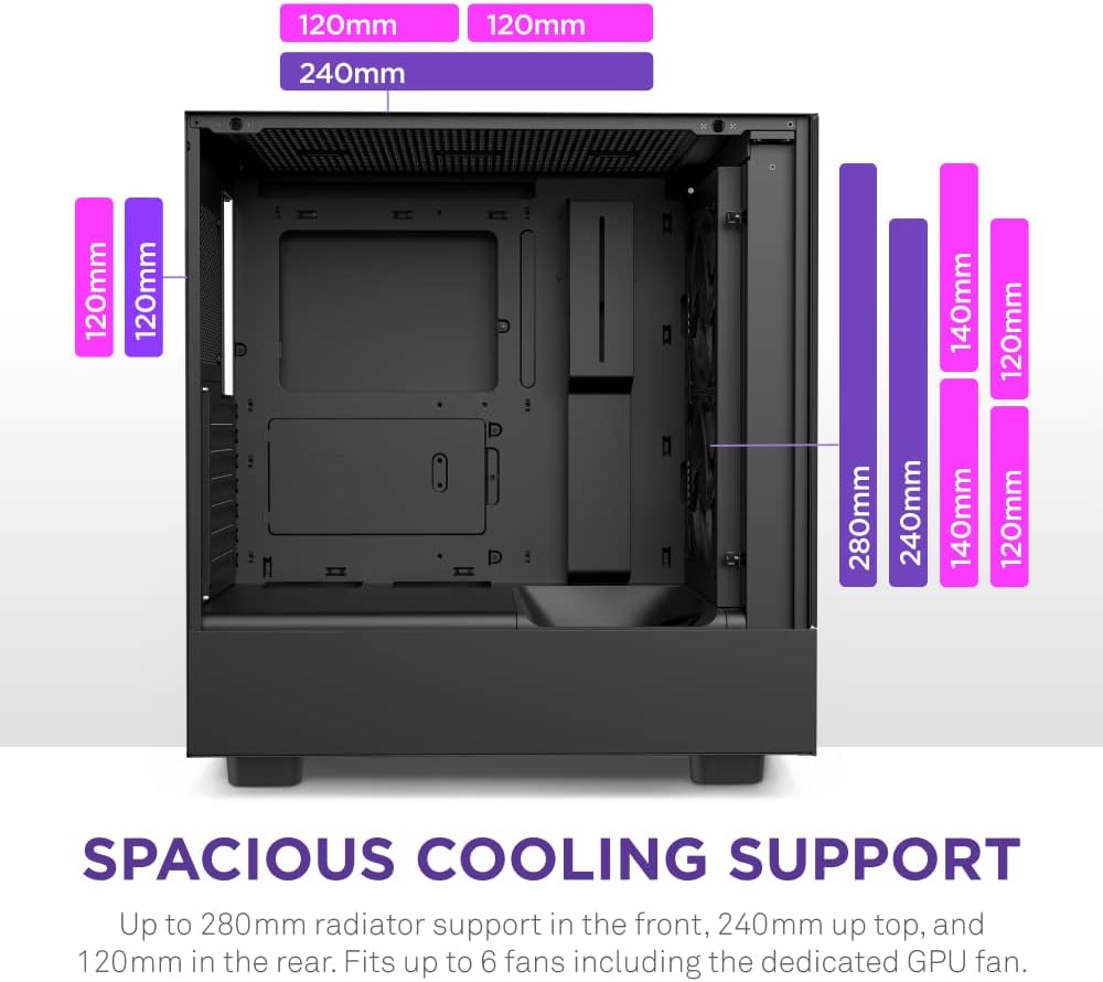 NZXT H5 Flow Compact ATX Mid-Tower