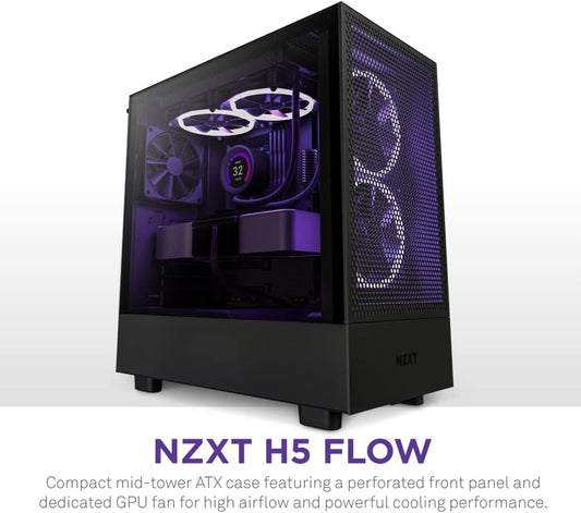 NZXT H5 Flow Compact ATX Mid-Tower