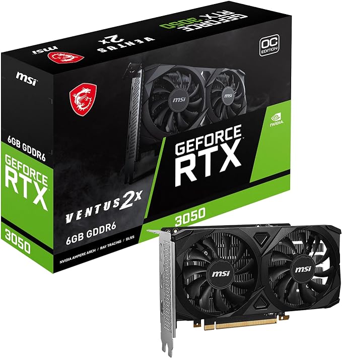 MSI GeForce RTX 3050 Ventus 2X 6G OC