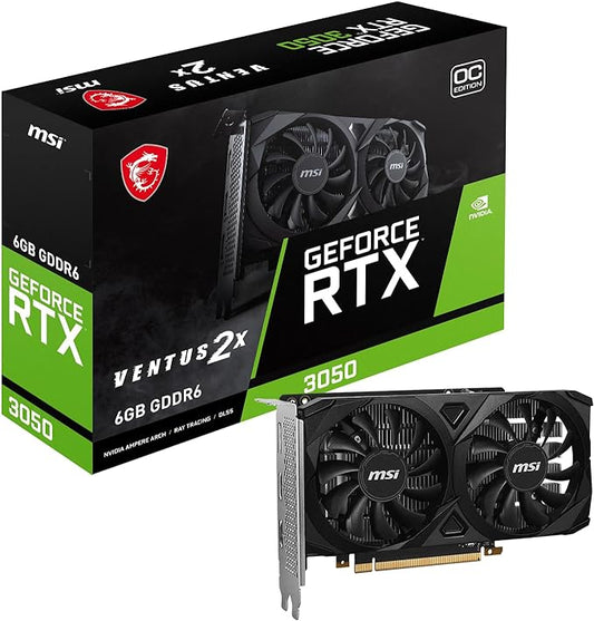 MSI GeForce RTX 3050 Ventus 2X 6G OC