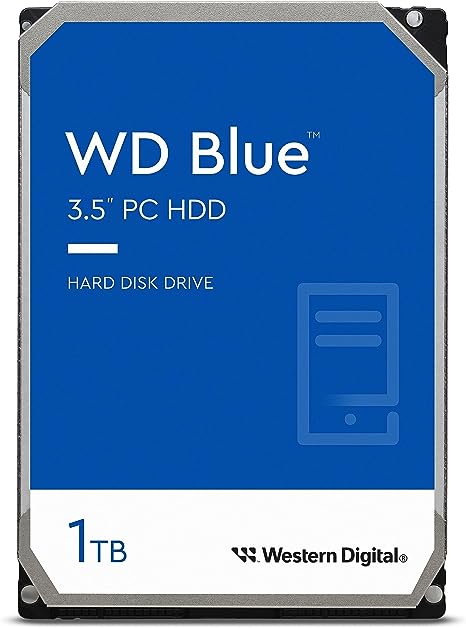 Western Digital Disco Duro Interno WD 1TB Azul PC - 7200 RPM, SATA 6 Gb/s