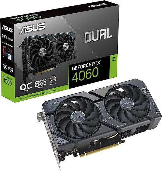 ASUS Dual GeForce RTX™ 4060 OC Edition 8GB GDDR6