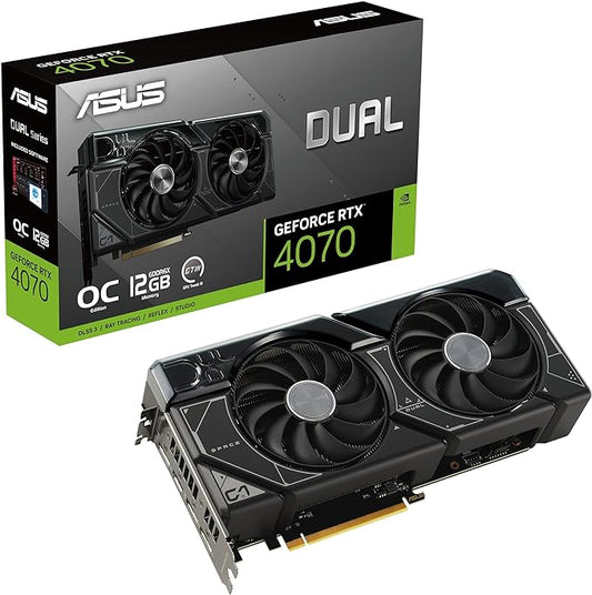 ASUS Dual GeForce® RTX 4070 OC Edition 12GB GDDR6X