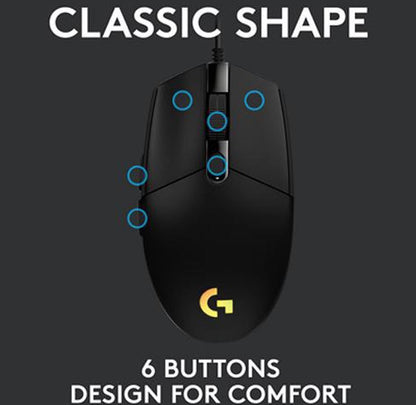 Logitech g203, 8,000 dpi