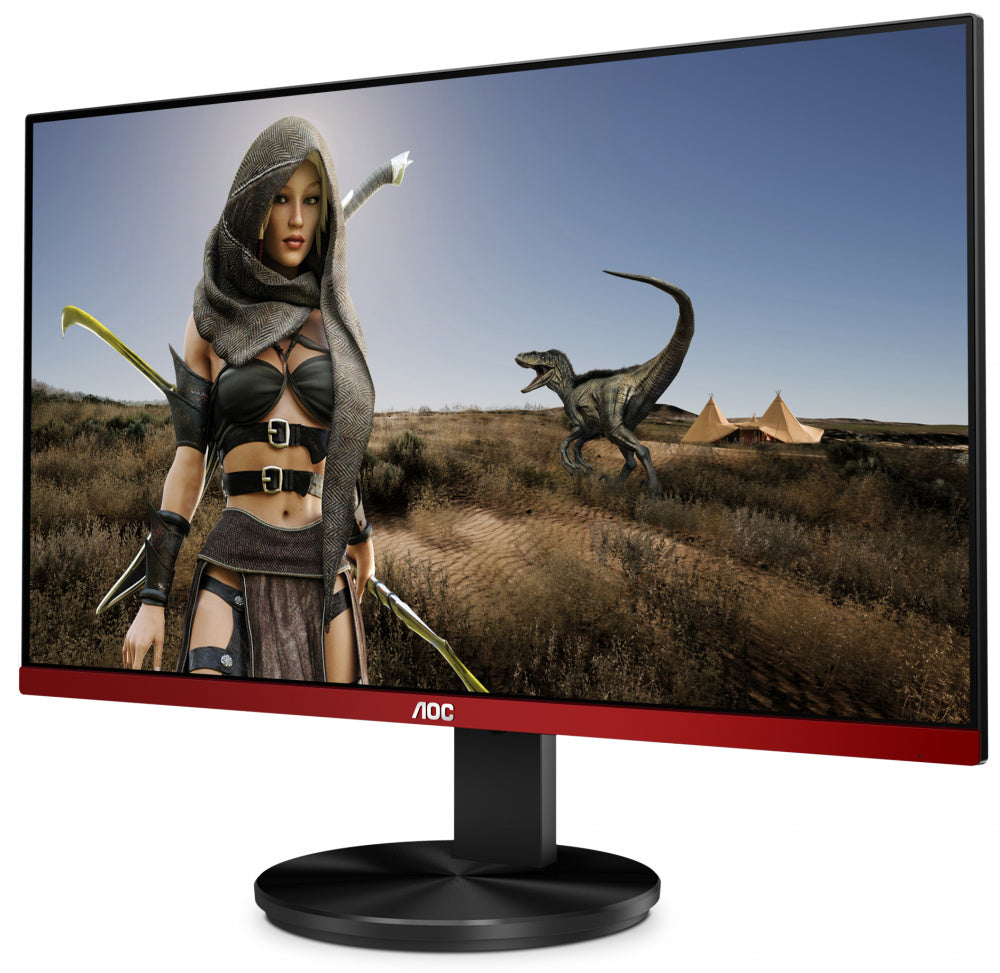 Monitor Gamer AOC G2490VX LED 23.8", Full HD, FreeSync Premium, 144Hz, HDMI, Negro/Rojo