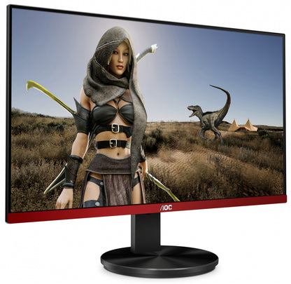 Monitor Gamer AOC G2490VX LED 23.8", Full HD, FreeSync Premium, 144Hz, HDMI, Negro/Rojo