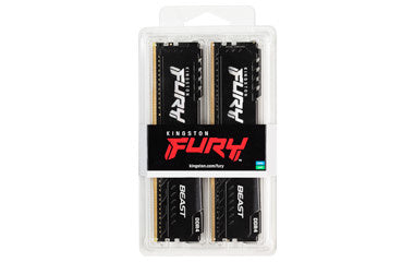 Kit Memoria RAM Kingston Fury Beast DDR4, 3200MHz, 16GB (2 x 8 GB)